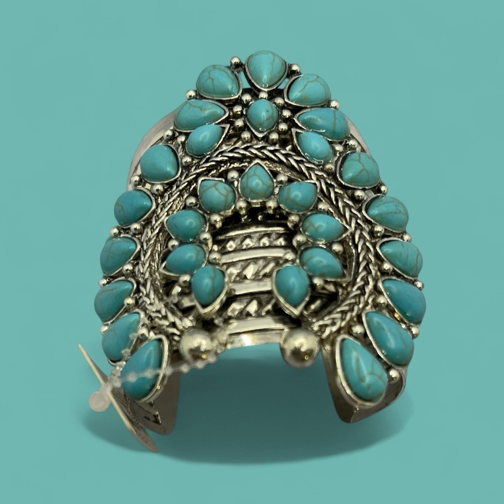 Turquoise Silver Women's Jewelry Bracelet